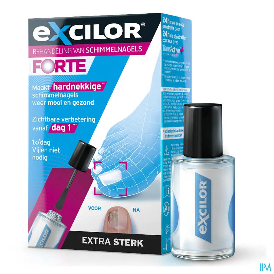 packshot van Excilor Forte voor Behandeling van Schimmelnagels 30 ml