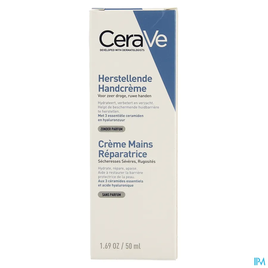 packshot van CeraVe Herstellende Handcrème 50 ml