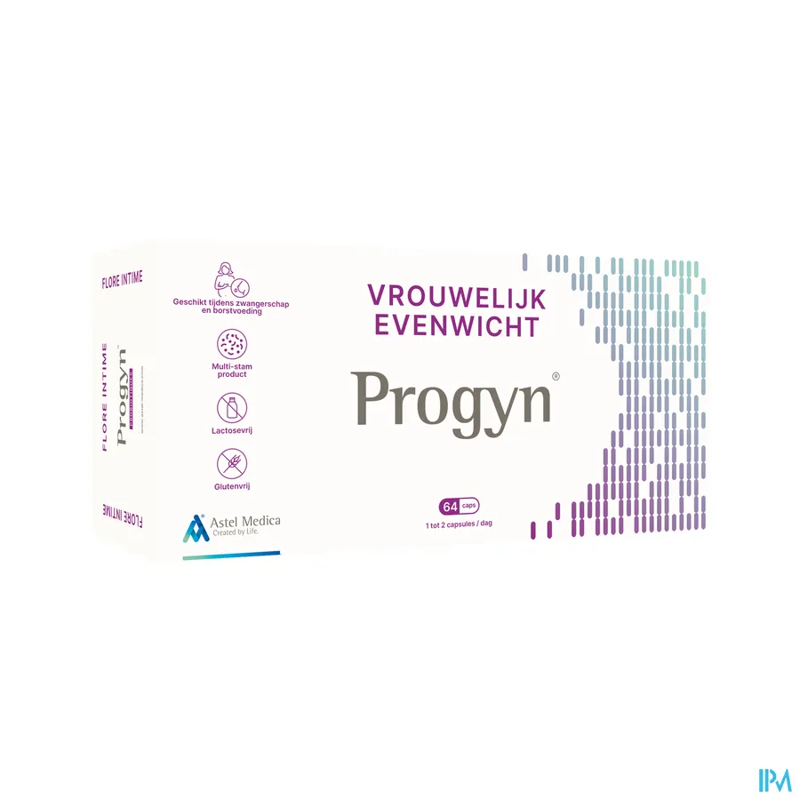 packshot van Progyn 64 capsules