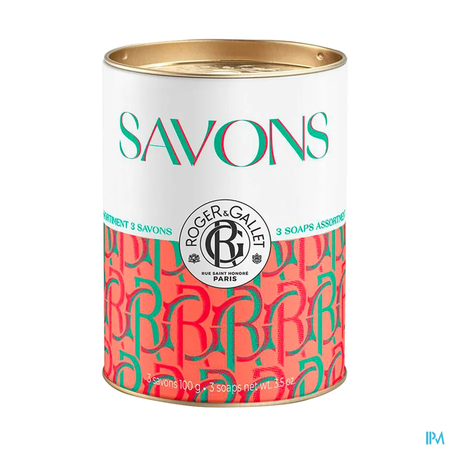 packshot van Roger & gallet Zeep Ging. R./neroli/oeillet 3 x 100 g