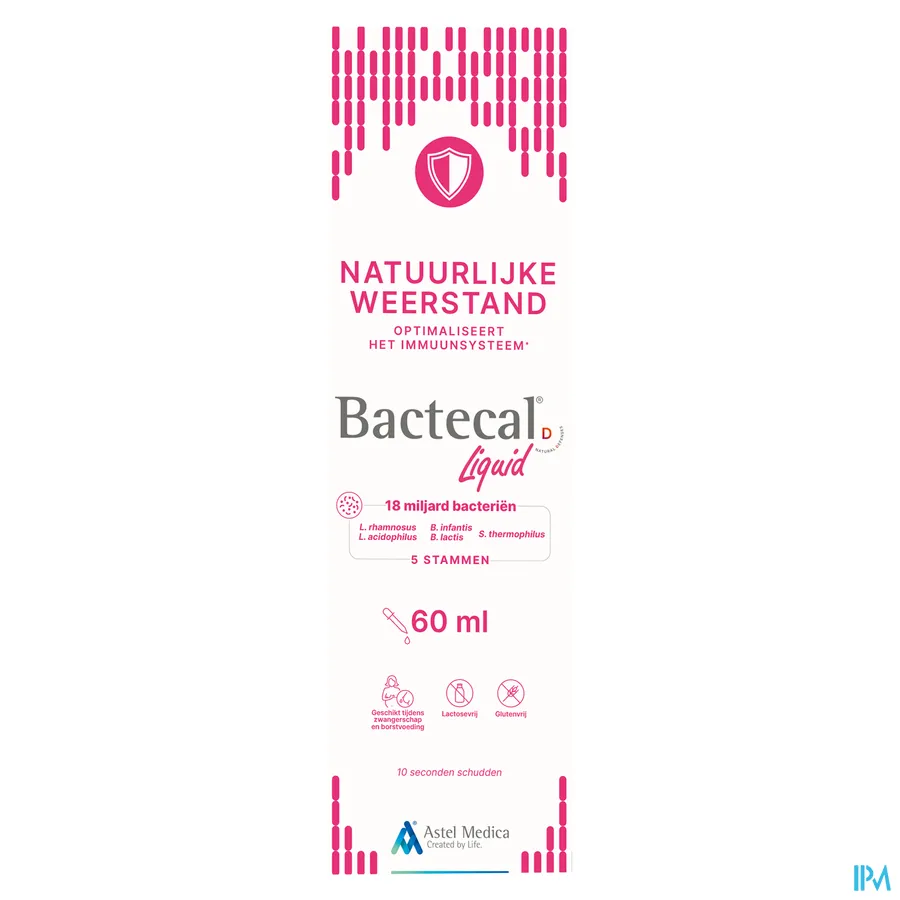 packshot van Bactecal D Liquid 60 ml