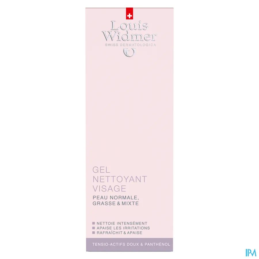 packshot van Louis Widmer Washgel Gezicht parfum 125ml