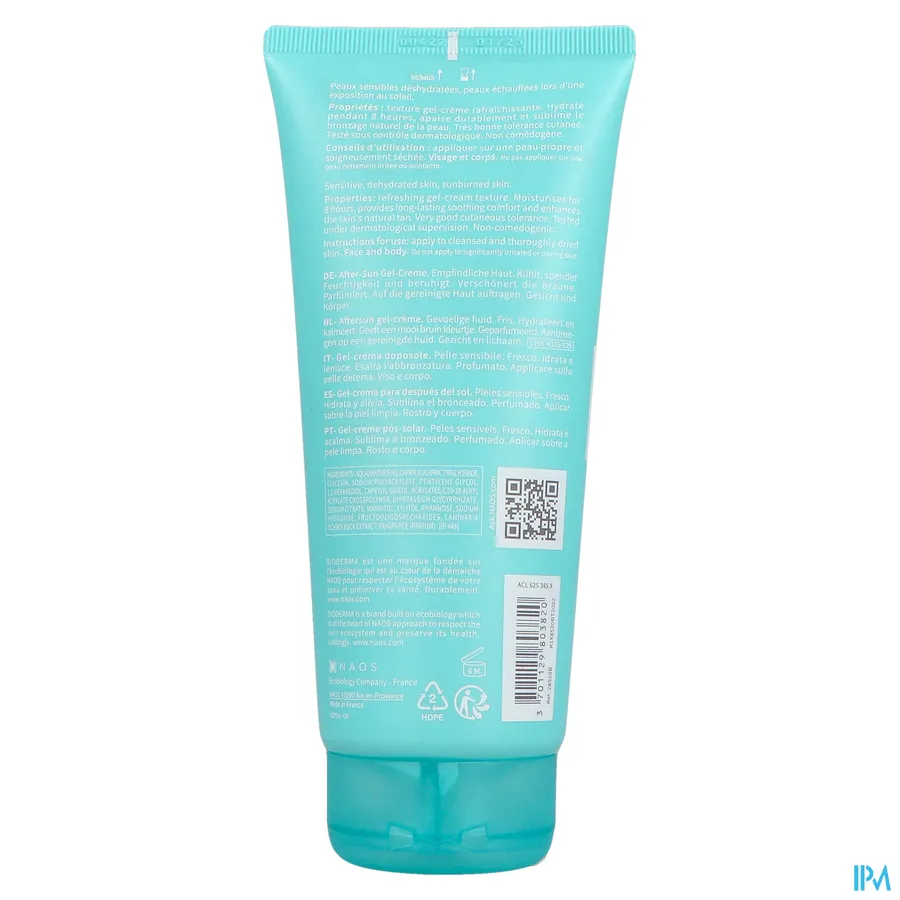packshot van Bioderma Photoderm Gel Creme After Sun 200ml