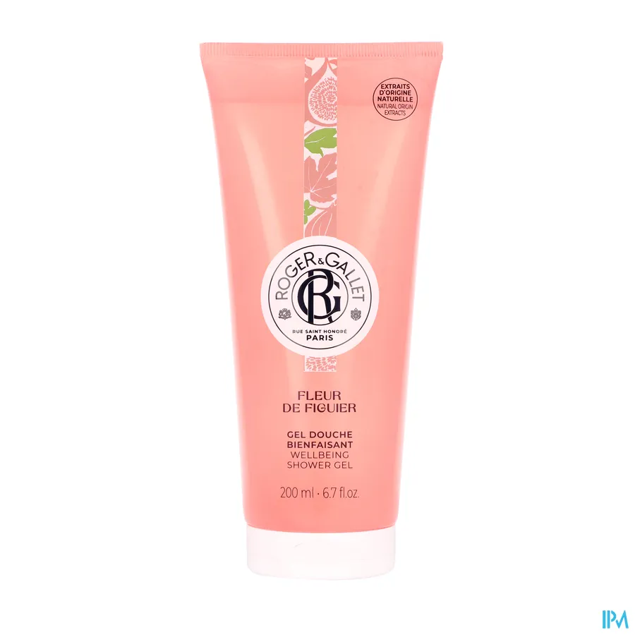 packshot van Roger & gallet Fleur Figuier Gel Douche 200 ml
