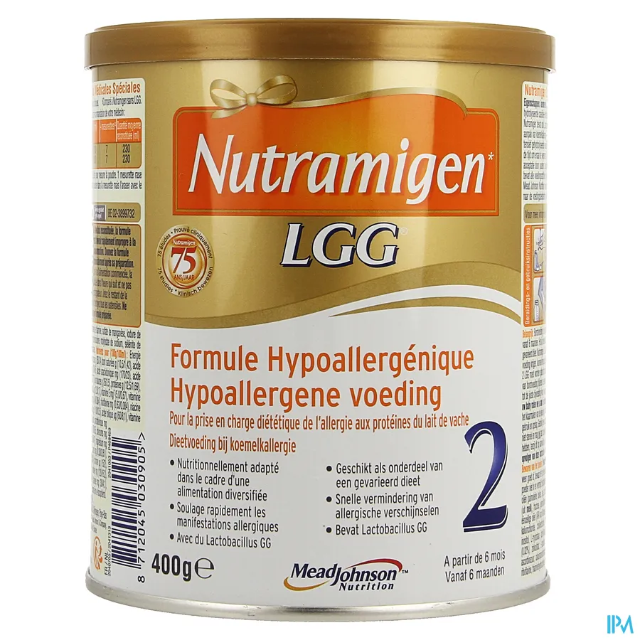 packshot van Nutramigen 2 LGG 400 g
