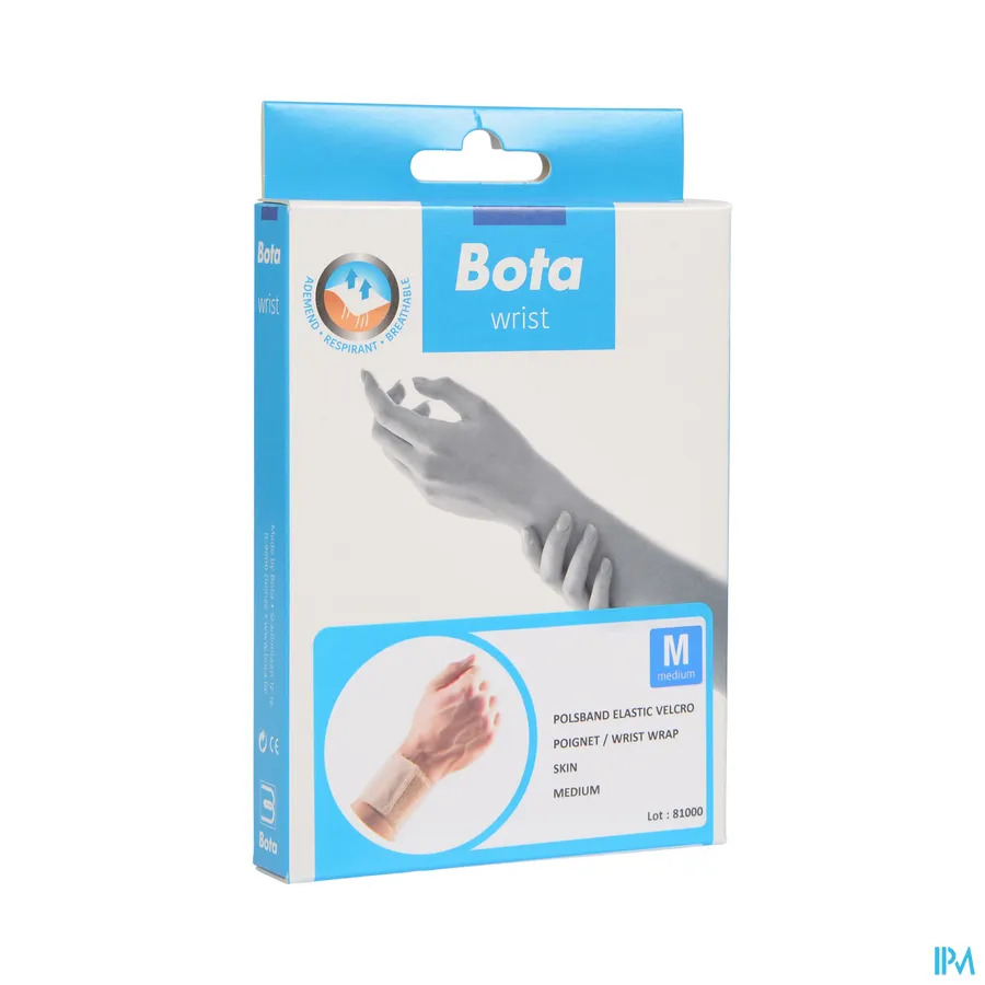 packshot van Bota polsband elastisch velcr skin M