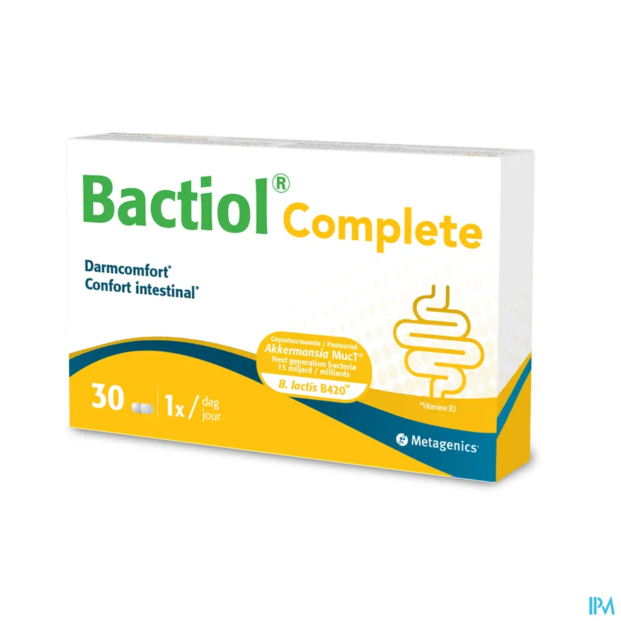 packshot van Bactiol Complete Caps 30 Metagenics