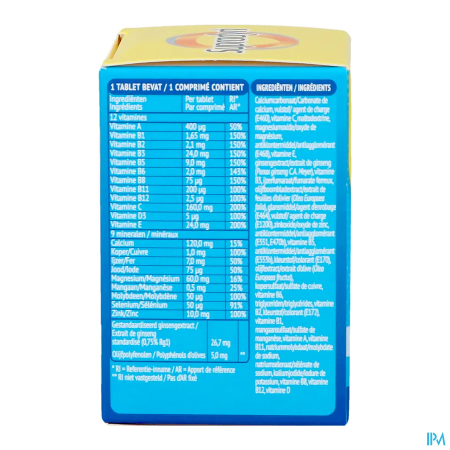 packshot van Supradyn Vital 50+ 30 Tabletten