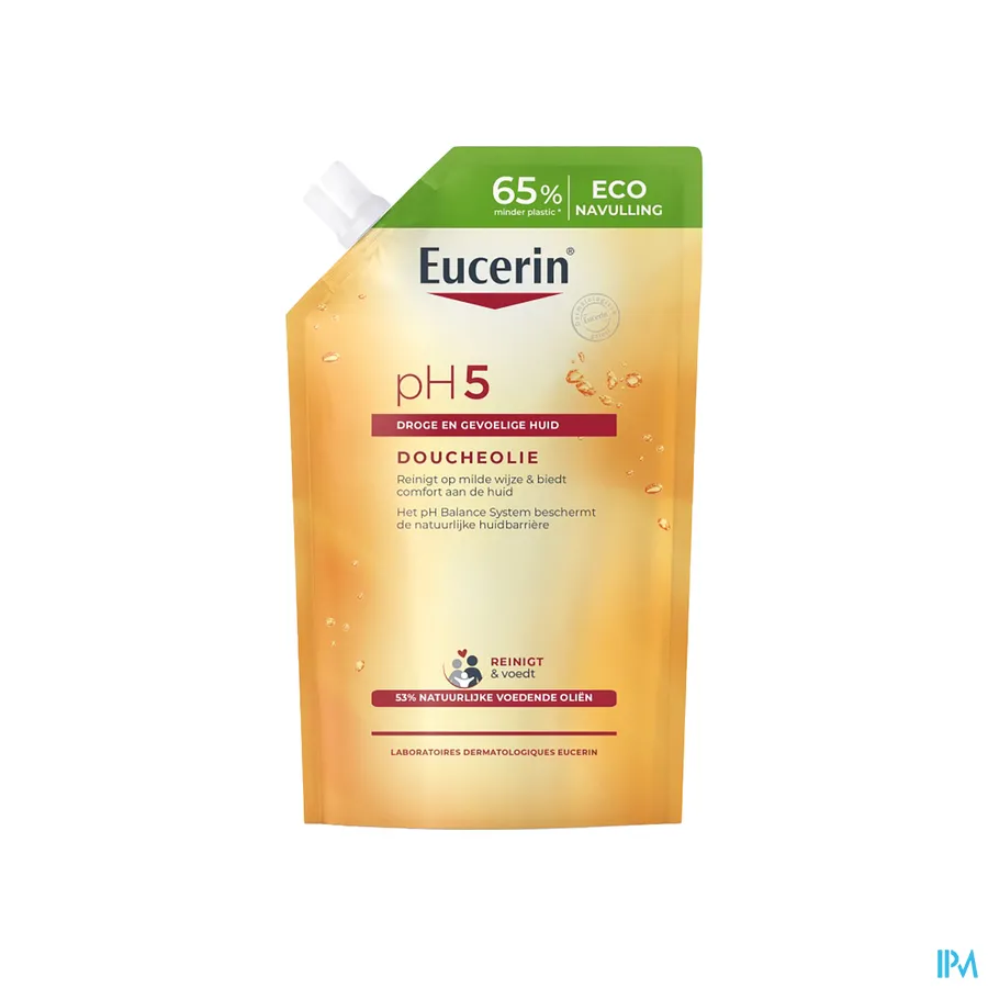 packshot van Eucerin PH5 Doucheolie Navulling 400ml