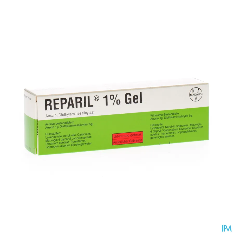 packshot van Reparil 100g gel