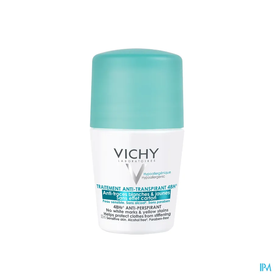 packshot van Vichy Deo Roll-On 48u Anti-Vlekken 50 ml