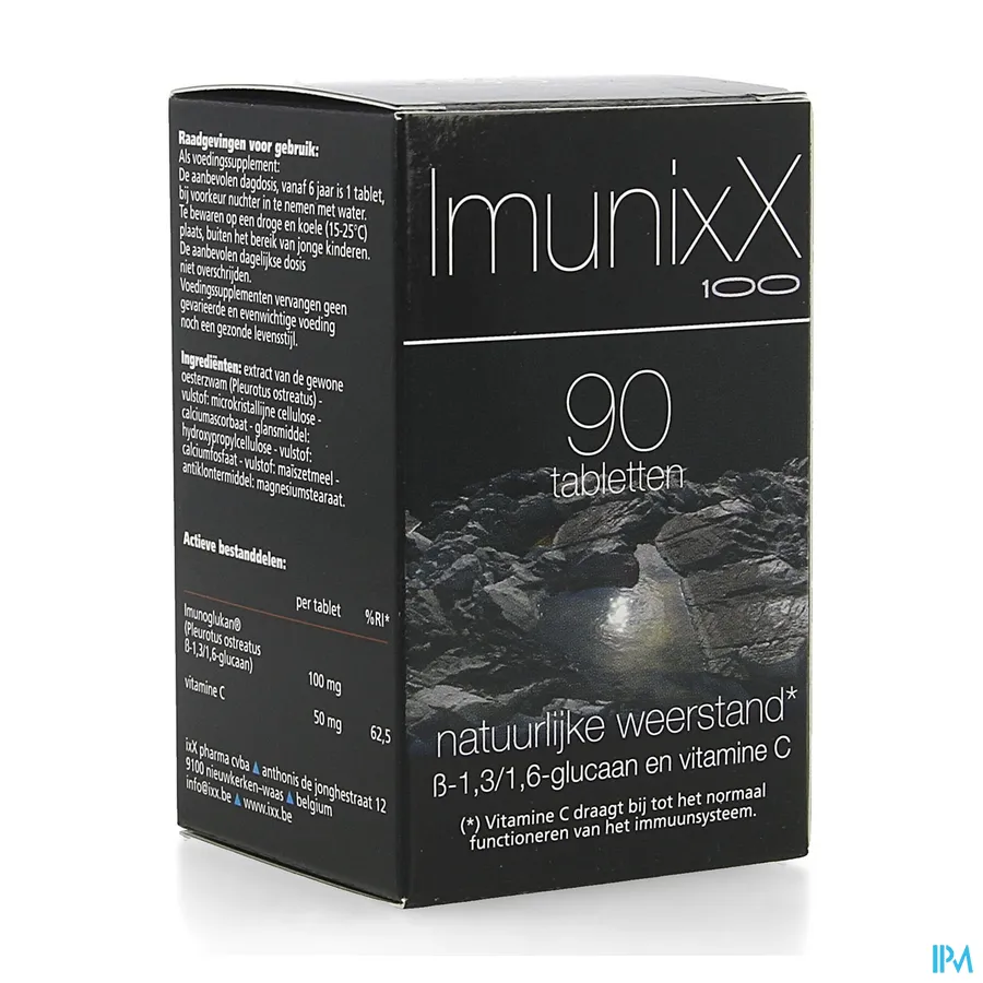 packshot van ImunixX 100 90 Tabletten