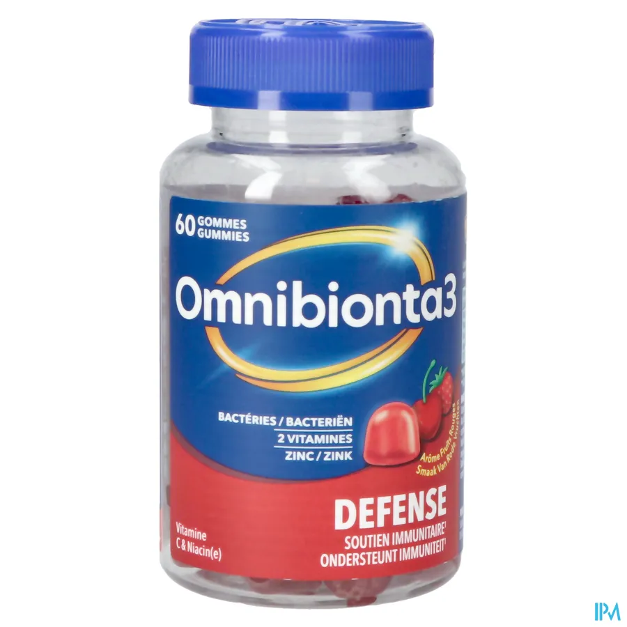 packshot van Omnibionta 3 Defense Gummies 60