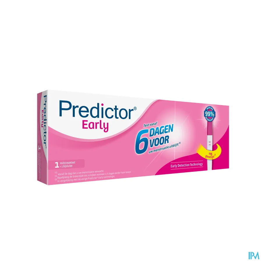 packshot van Predictor Early 6 dagen 1 test