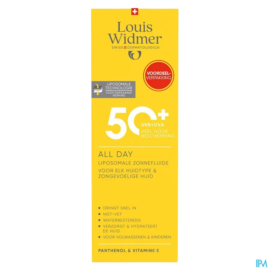 packshot van Widmer All Day 50+ Value Pack 200 ml