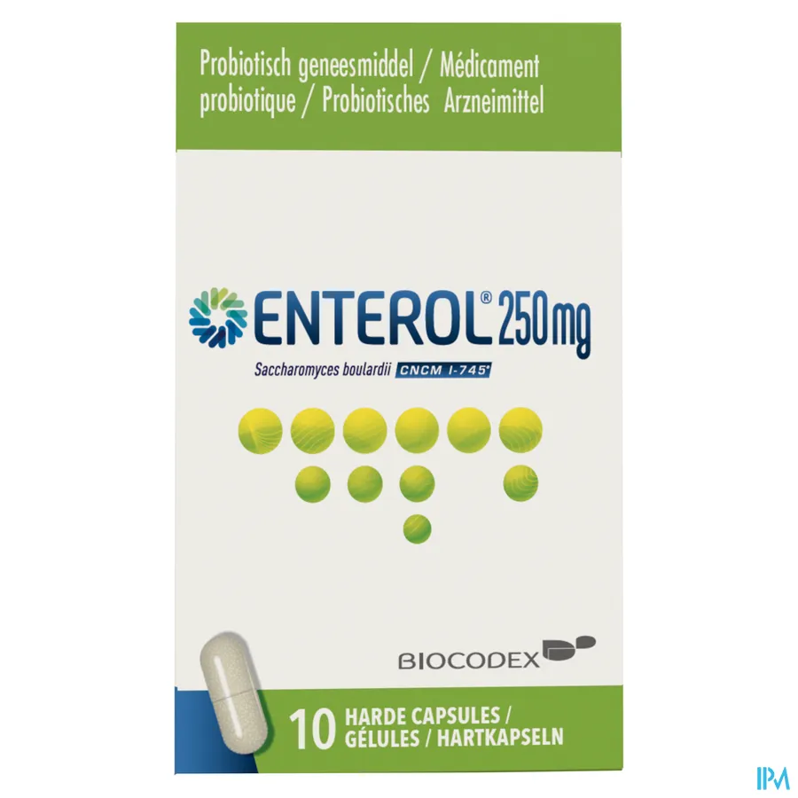 packshot van Enterol 10 Capsules