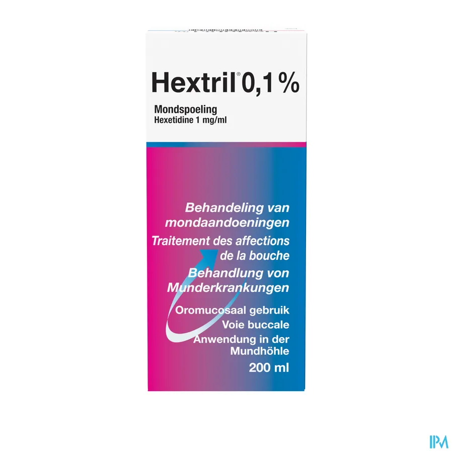 packshot van Hextril Mondspoeling 200 ml