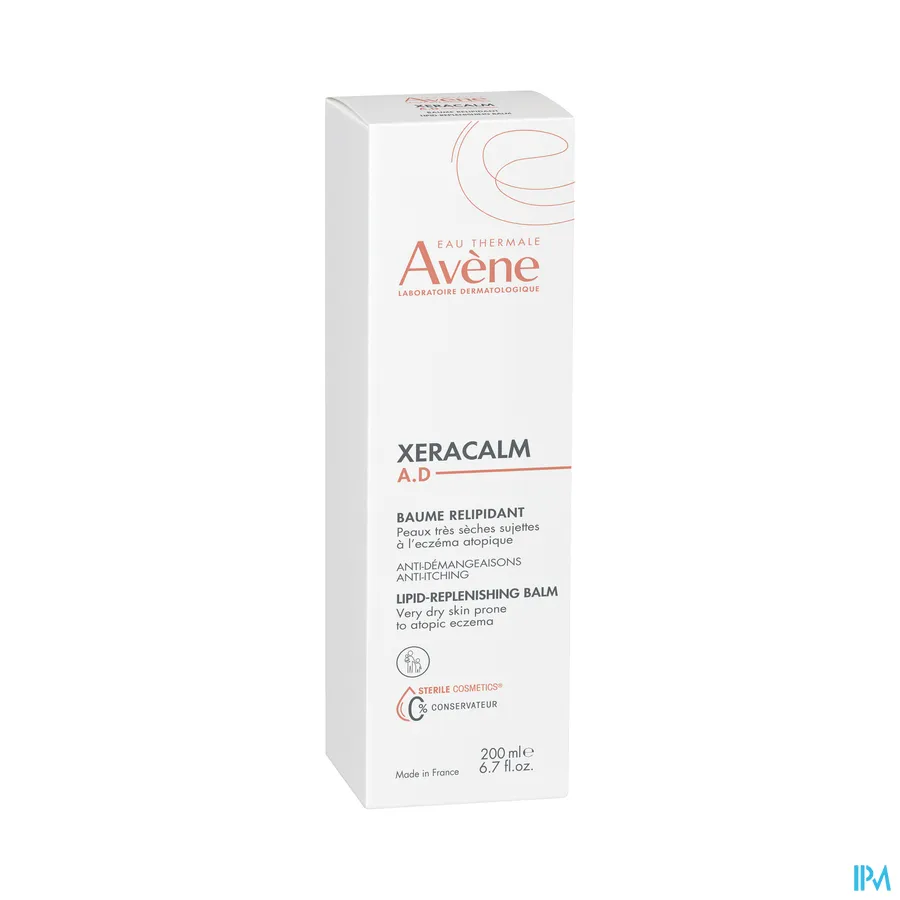 packshot van Avene Xeracalm A.D. Relipiderende Balsem 200 ml