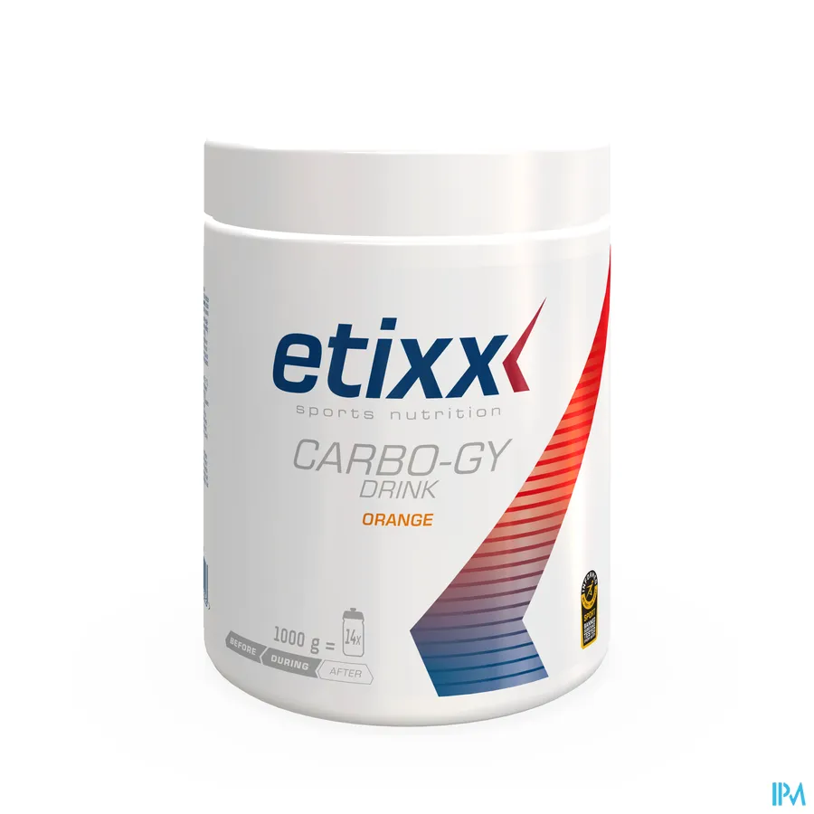 packshot van Etixx Carbo-Gy met Sinaasappelsmaak 1 kg