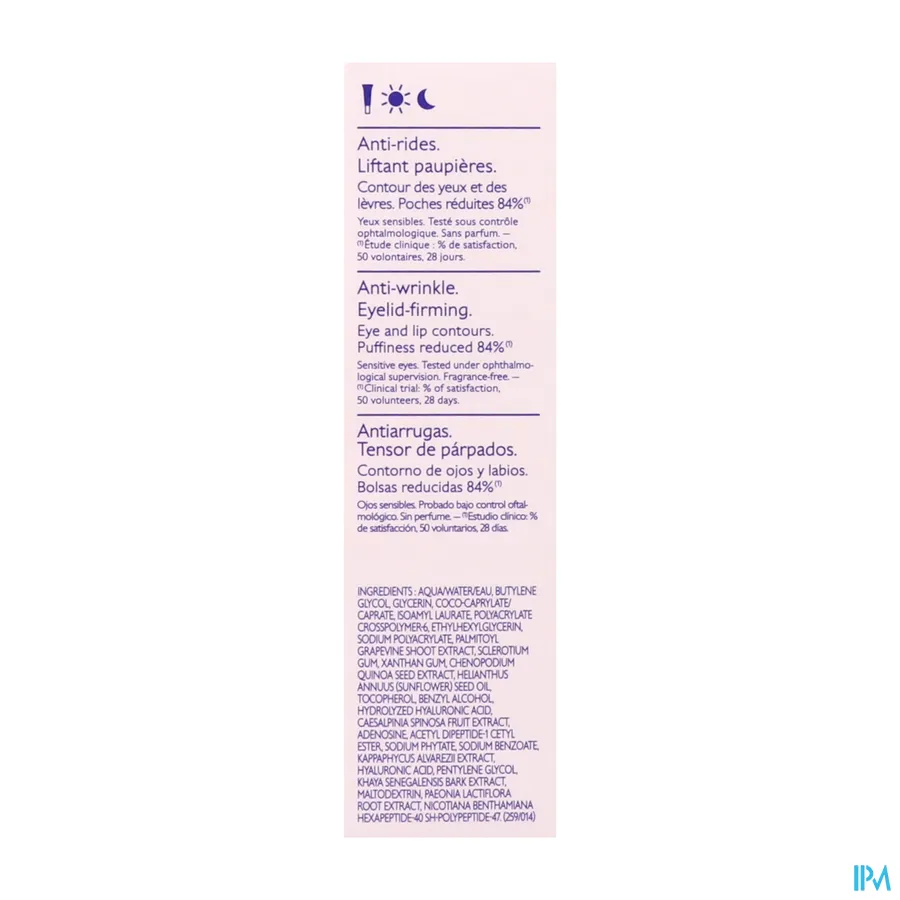 packshot van Caudalie Resveratrol-lift Oogverzorging 15 ml