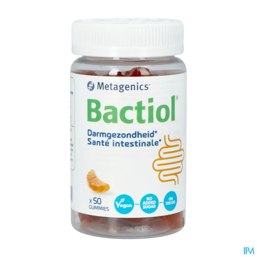 packshot van Bactiol Gummies 50 Stuks