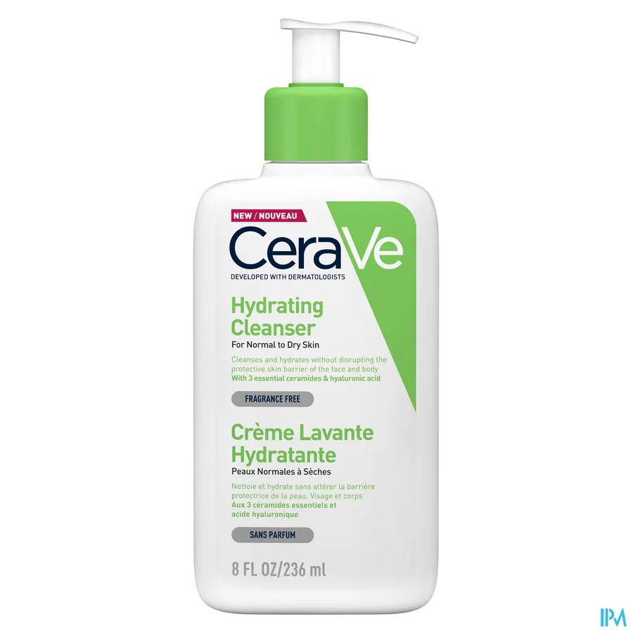 packshot van CeraVe Hydraterende Reinigingscrème 236 ml