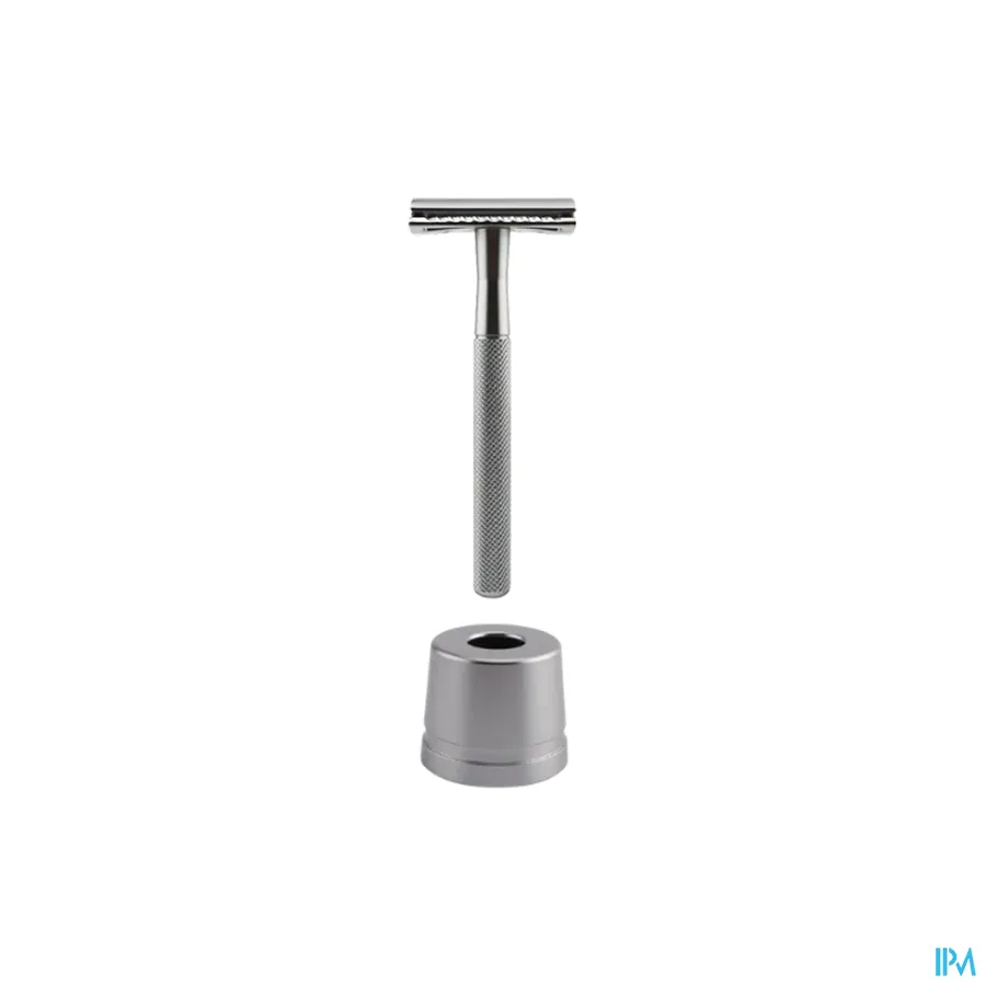 packshot van Wondr Safety Razor + Houder Zilver