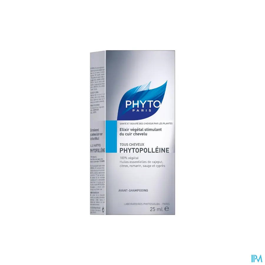 packshot van Phyto Phytopolléine Stimulerend Plantenelixir voor de Hoofdhuid voor Alle Haartypes 25 ml