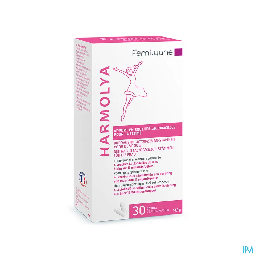 packshot van Femilyane Harmolya 2 x 15 capsules