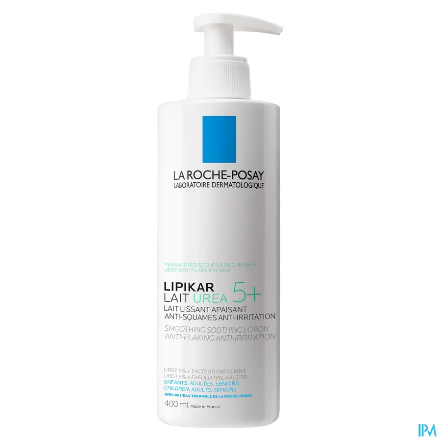 packshot van La Roche-Posay Lipikar Urea 5+ Lichaamsmelk 400 ml