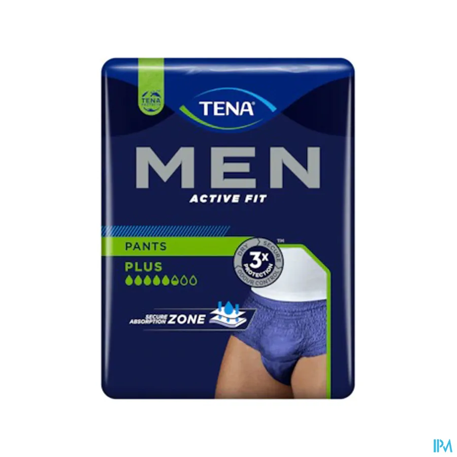packshot van TENA Men Active Fit Pants Plus L/XL - 10 stuks