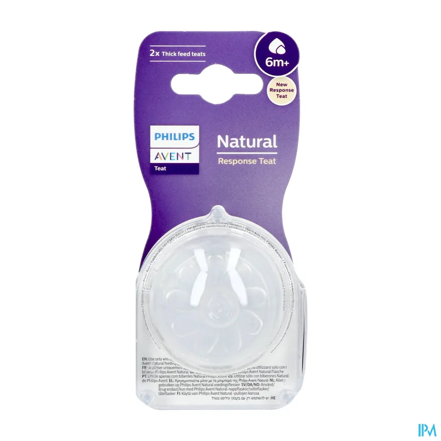 packshot van Philips Avent Natural 3.0 Zuigspeen 6m+ T6 1