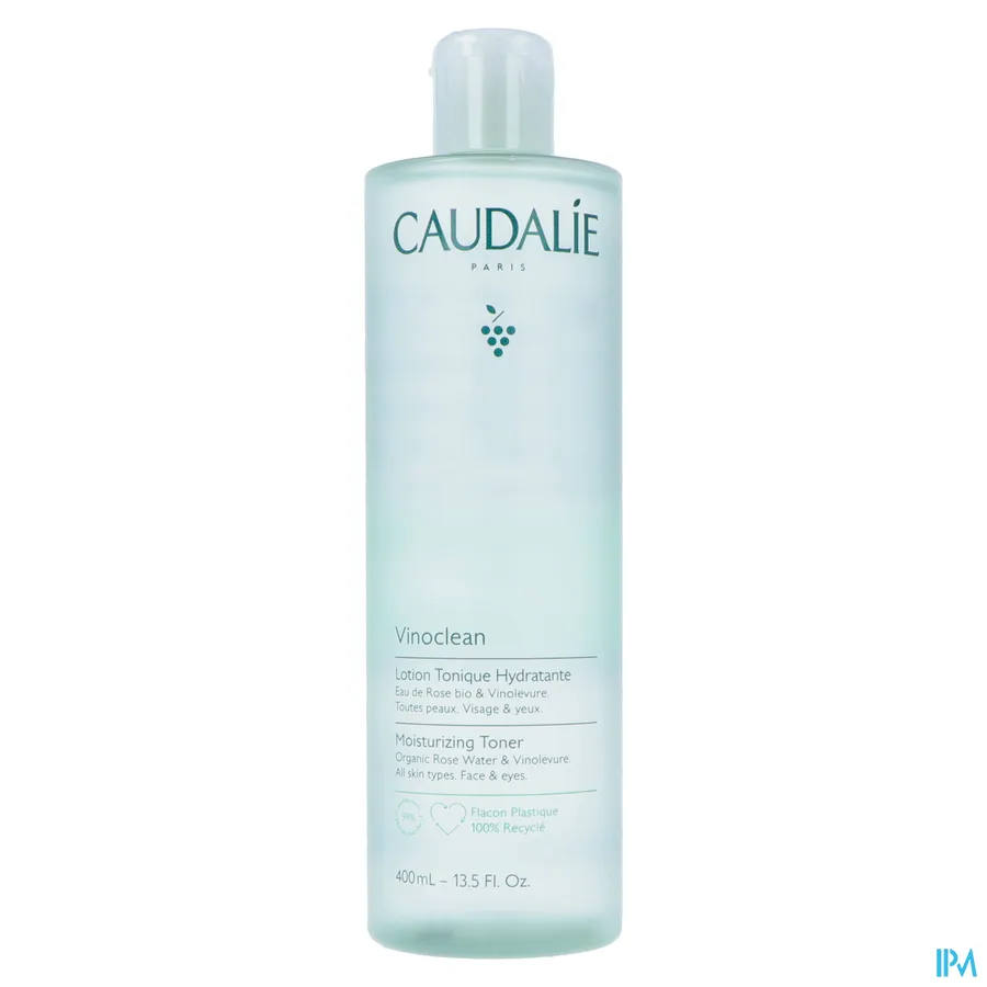 packshot van Caudalie Vinoclean Hydraterende Tonic Lotion 400 ml