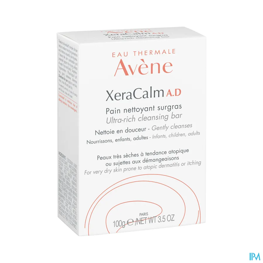 packshot van Avène XeraCalm A.D. Reinigingsblokje 100 g