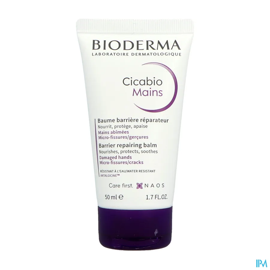 packshot van Bioderma Cicabio Handcrème 50 ml