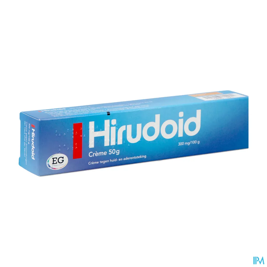 packshot van Hirudoid 50g crème