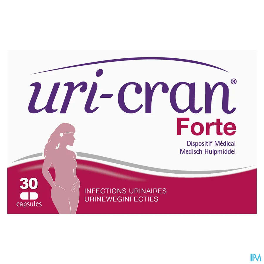 packshot van Uri-Cran Forte bij Urineweginfecties 30 Capsules