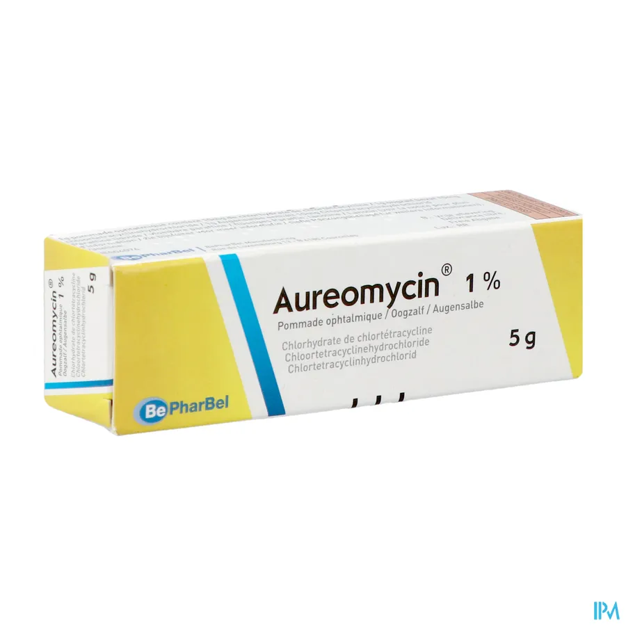 packshot van Aureomycine oogzalf
