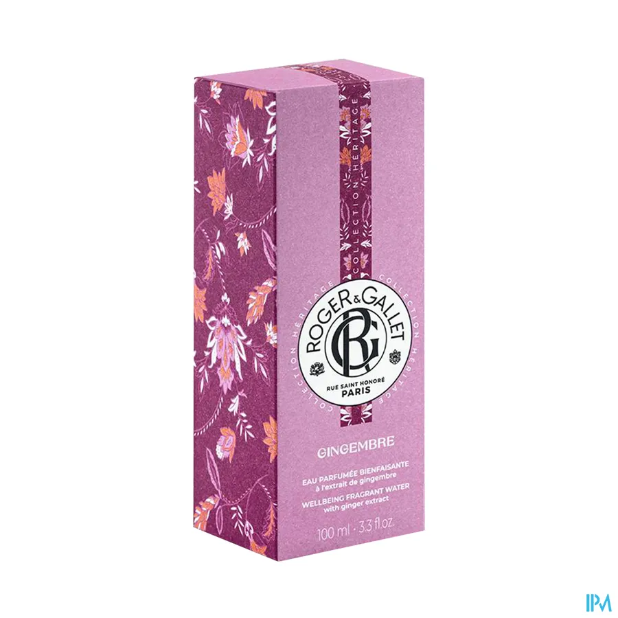 packshot van Roger & gallet Gingembre Eau Parfumee 100 ml
