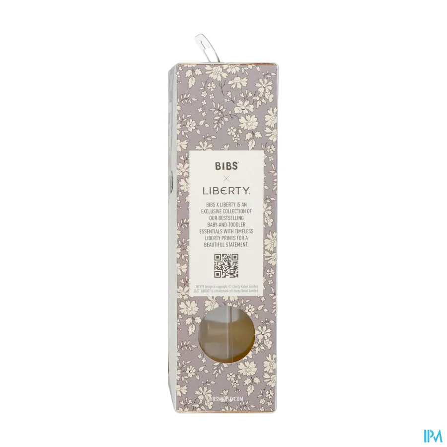 packshot van Bibs 2 Fopspeen Duo Liberty Garden Bobo Ivory 2