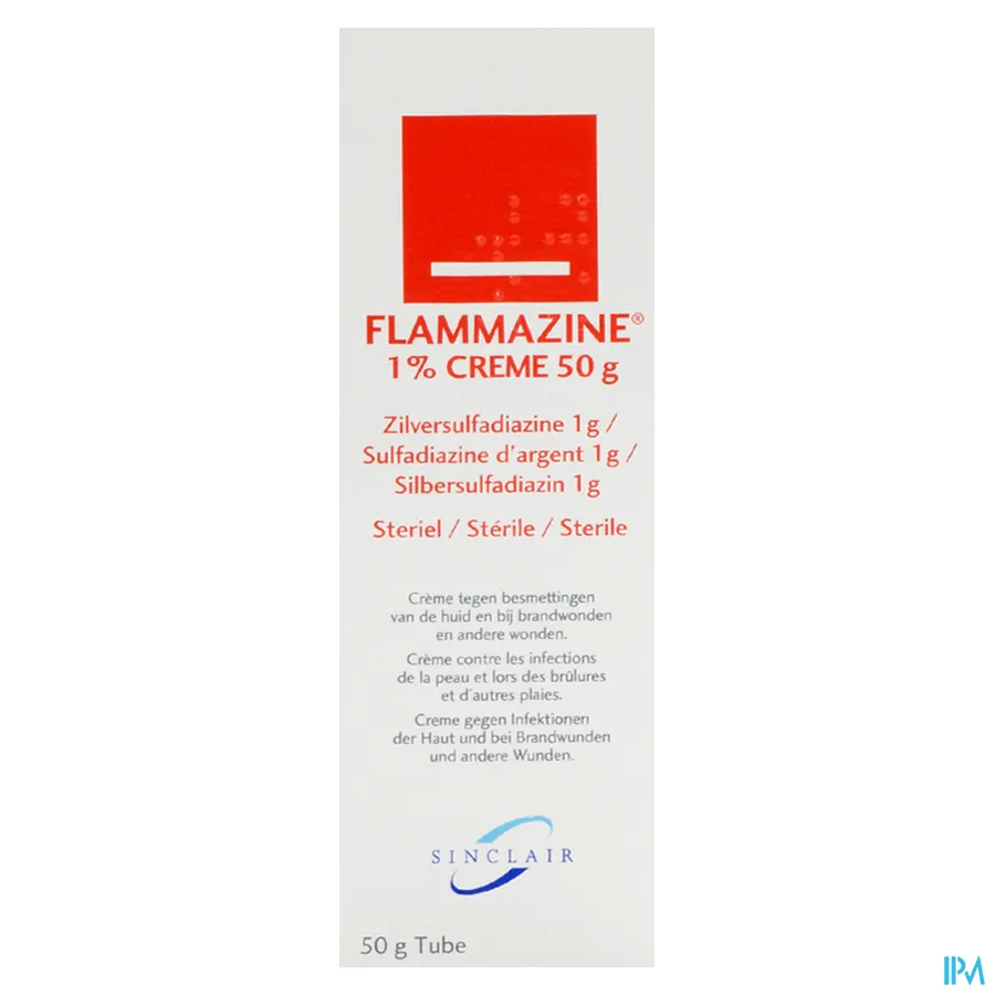 packshot van Flammazine Crème 50g