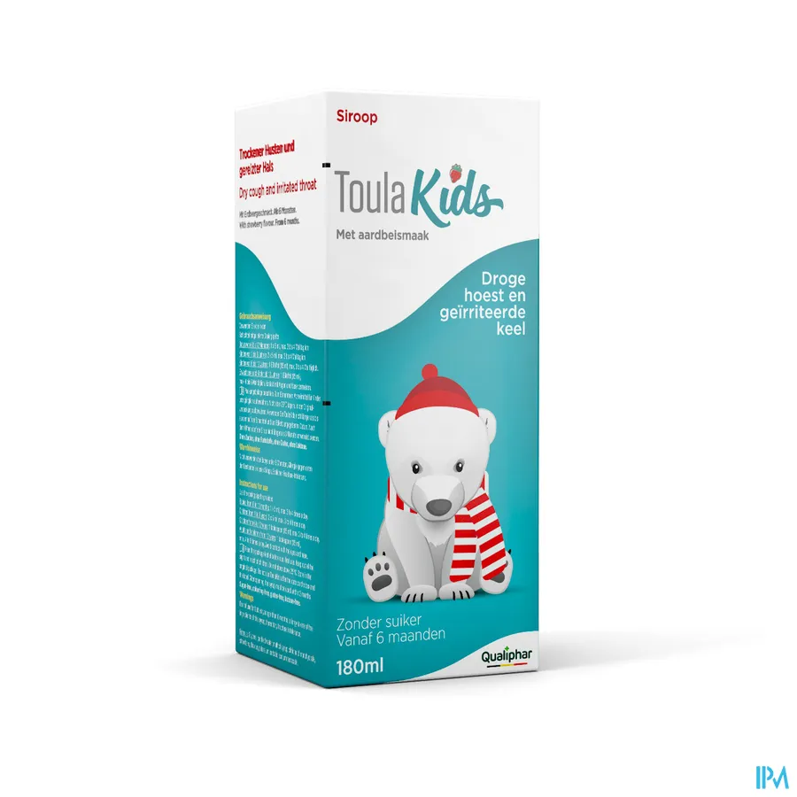 packshot van ToulaKids Siroop 180ml
