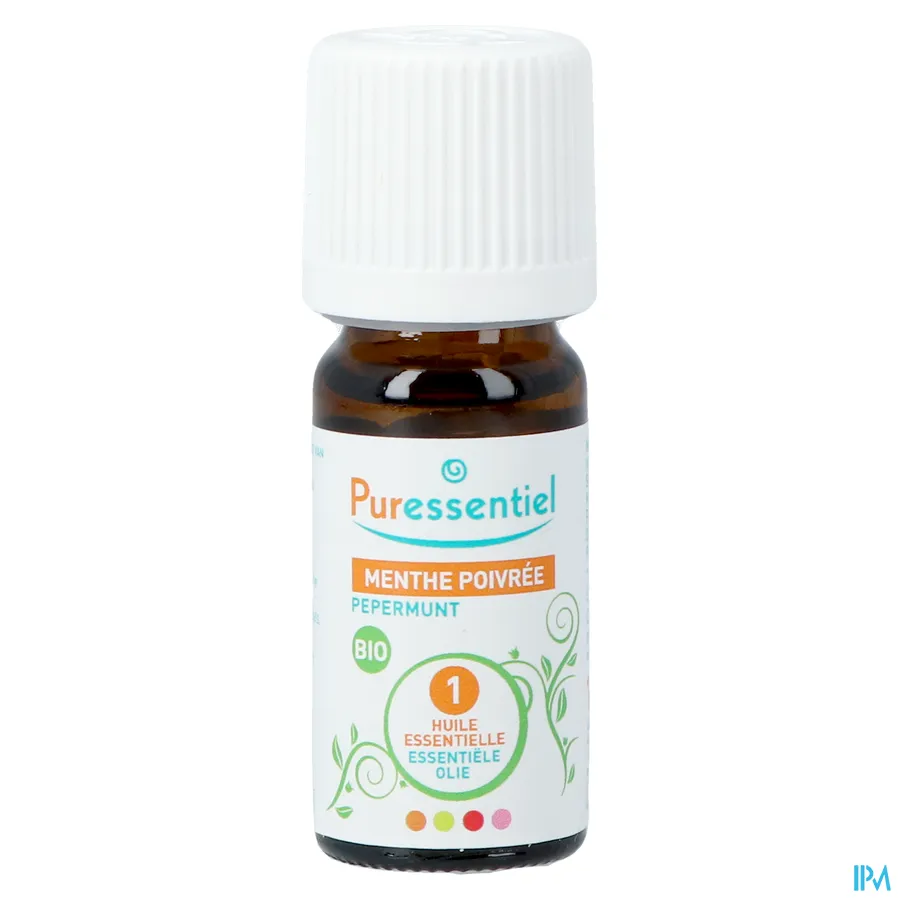packshot van Puressentiel Essentiële Olie Pepermunt Bio 10 ml