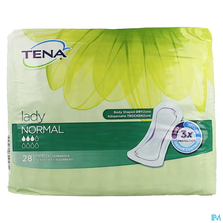 packshot van Tena Lady Normal 28 stuks