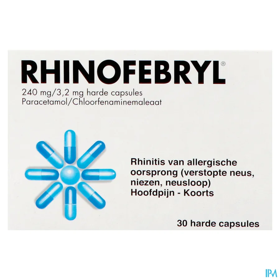 packshot van Rhinofebryl 30 caps