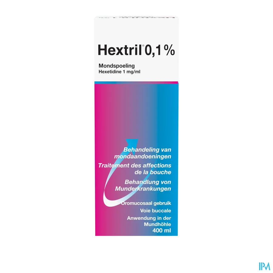 packshot van Hextril Mondspoeling 400 ml