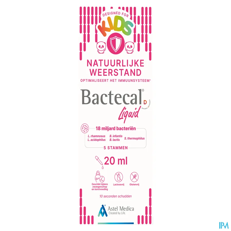 packshot van Bactecal D Liquid 20 ml