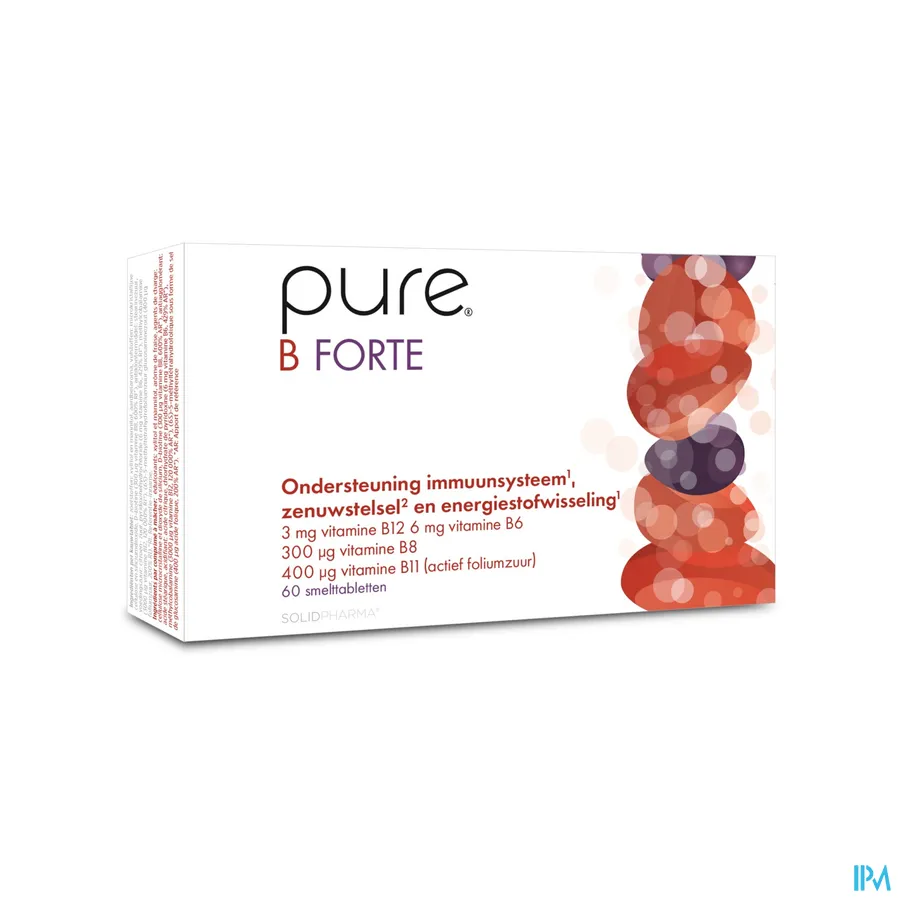 packshot van Pure B Forte 60 smelttabletten