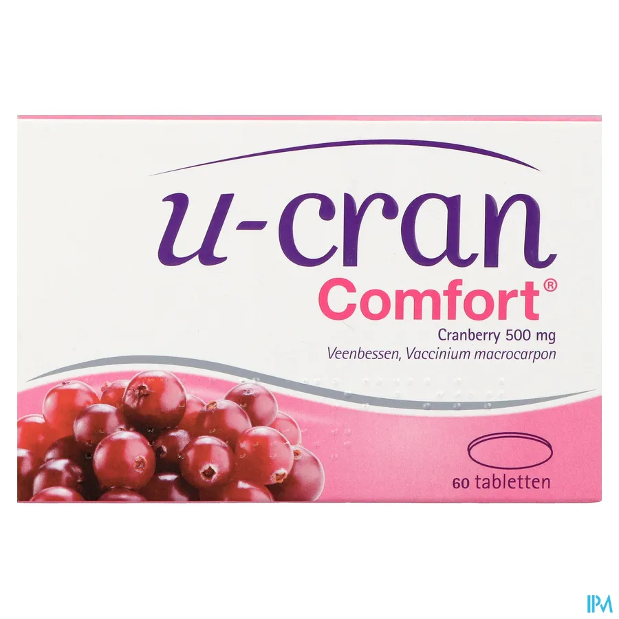packshot van U-cran Comfort 60 tabletten