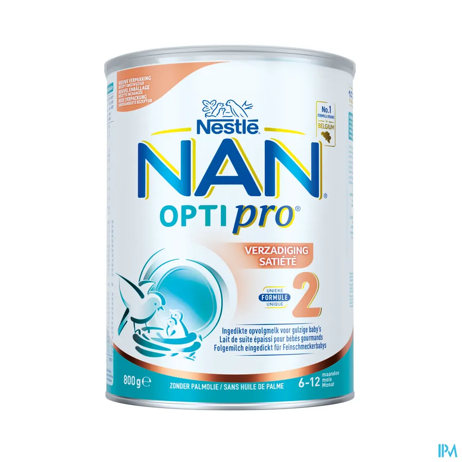 packshot van Nan Verzadiging 2 vanaf 6 maanden Pot 800 g